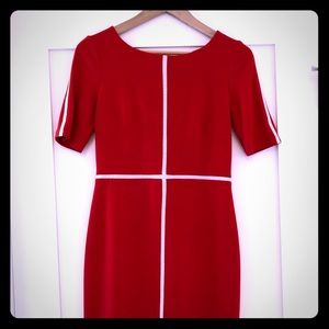 Bailey44 pencil dress in red